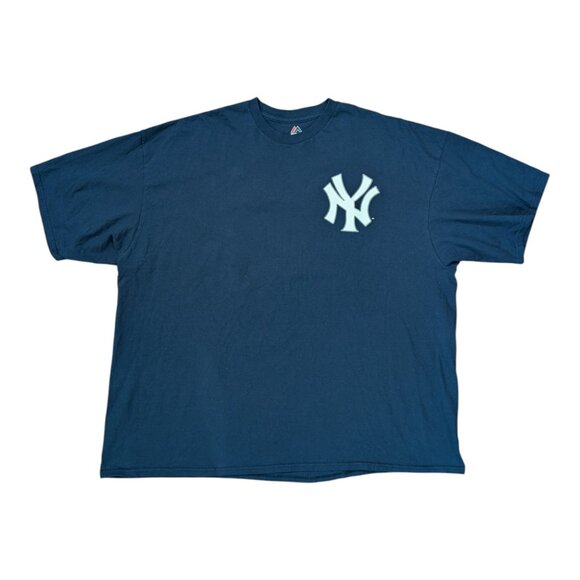 Majestic MLB New York Yankees #99 Judge Mens 3XL Blue T Shirt Big and Tall - Picture 2 of 8